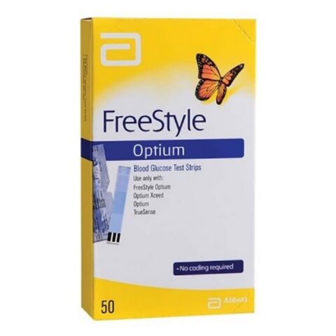 Free Style Optium Glucometer 50 strips