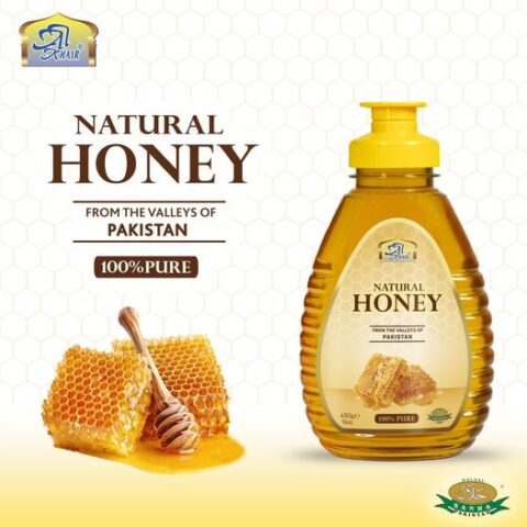 Natural Honey in Squeeze bottle