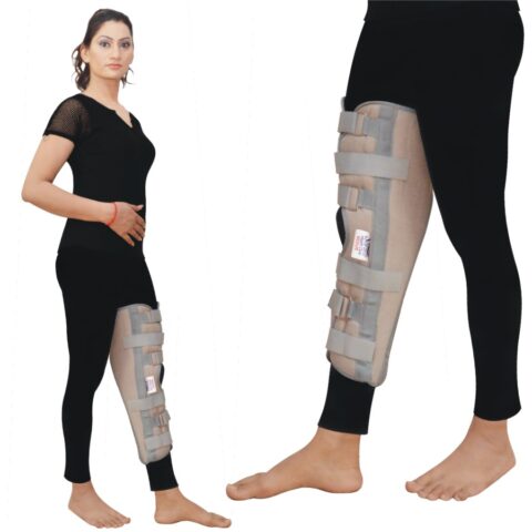 Tri-Panel Knee Immobilizer Strap with Easy to Use Loop & Lock Closures