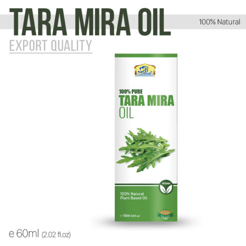 Tara Mira Oil 100% Pure & Natural Arugula Oil - Healthy Hair - Reducing Dandruff - Hair Growth - Anti Lice - Taramira Oil - 60ml