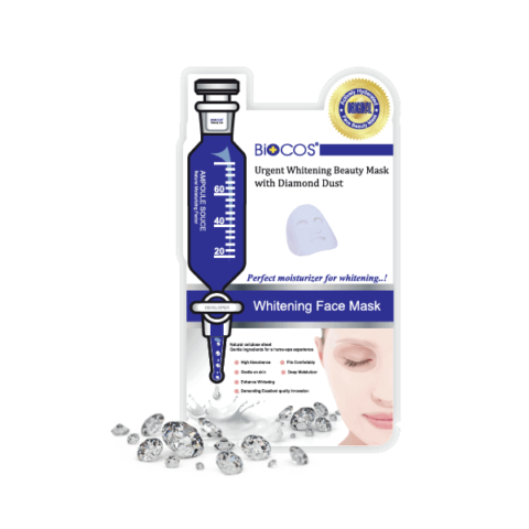 Biocos Urgent Whitening Beauty Mask with Diamond Dust