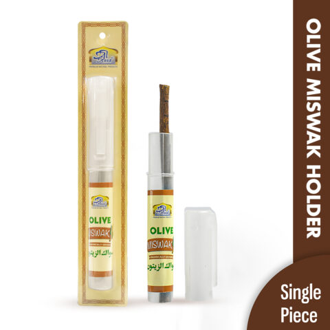 Olive (Zaitoon Tree) Miswak with Holder